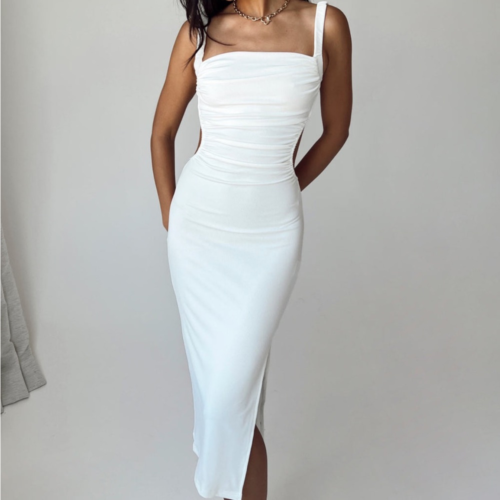 Princess Polly White Midi Dress
